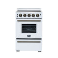 Forno Loiano 24 Inch Freestanding Electric Range in White