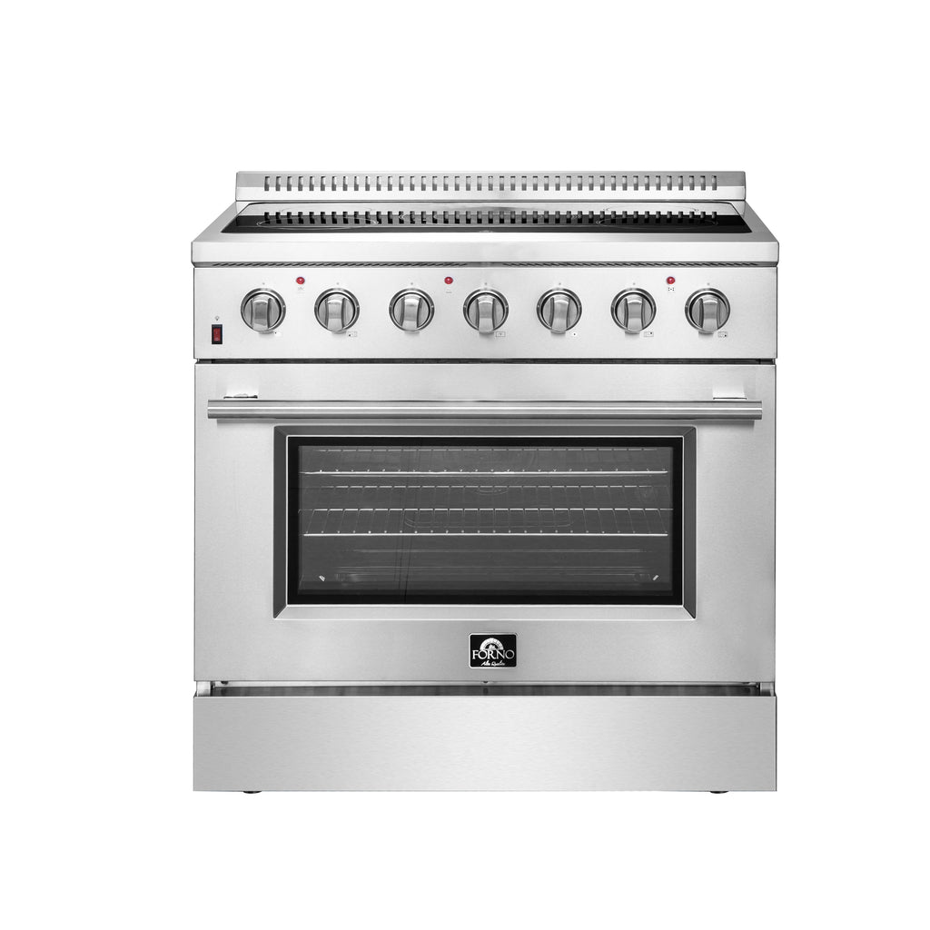 Forno Galiano 36-Inch Freestanding Electric Range, True Convection, Energy Efficient