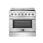 Forno Galiano 36-Inch Freestanding Electric Range, True Convection, Energy Efficient