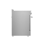 Forno Paolo 30-Inch Freestanding Electric Range, Stainless Steel, 4.38 cu.ft, True Convection Oven, Energy Efficient