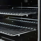 Forno Paolo 30-Inch Freestanding Electric Range, Black, 4.38 cu.ft, True Convection Oven, Energy Efficient