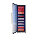 Forno Cesinali 24-Inch Built-In Beverage Cooler, 15.8 cu.ft, Stainless Steel, Dual Temperature Zones, LED Interior Lighting, Adjustable Shelves