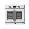 Forno Gallico 30-Inch Electric French Door Wall Oven, Stainless Steel, True Convection, Air Fry, Self-Cleaning