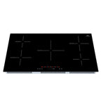 Forno Parco 36-Inch Induction Cooktop, 5 Zones, 10,200W Total Power, Touch Control, 9 Power Levels, Booster Function