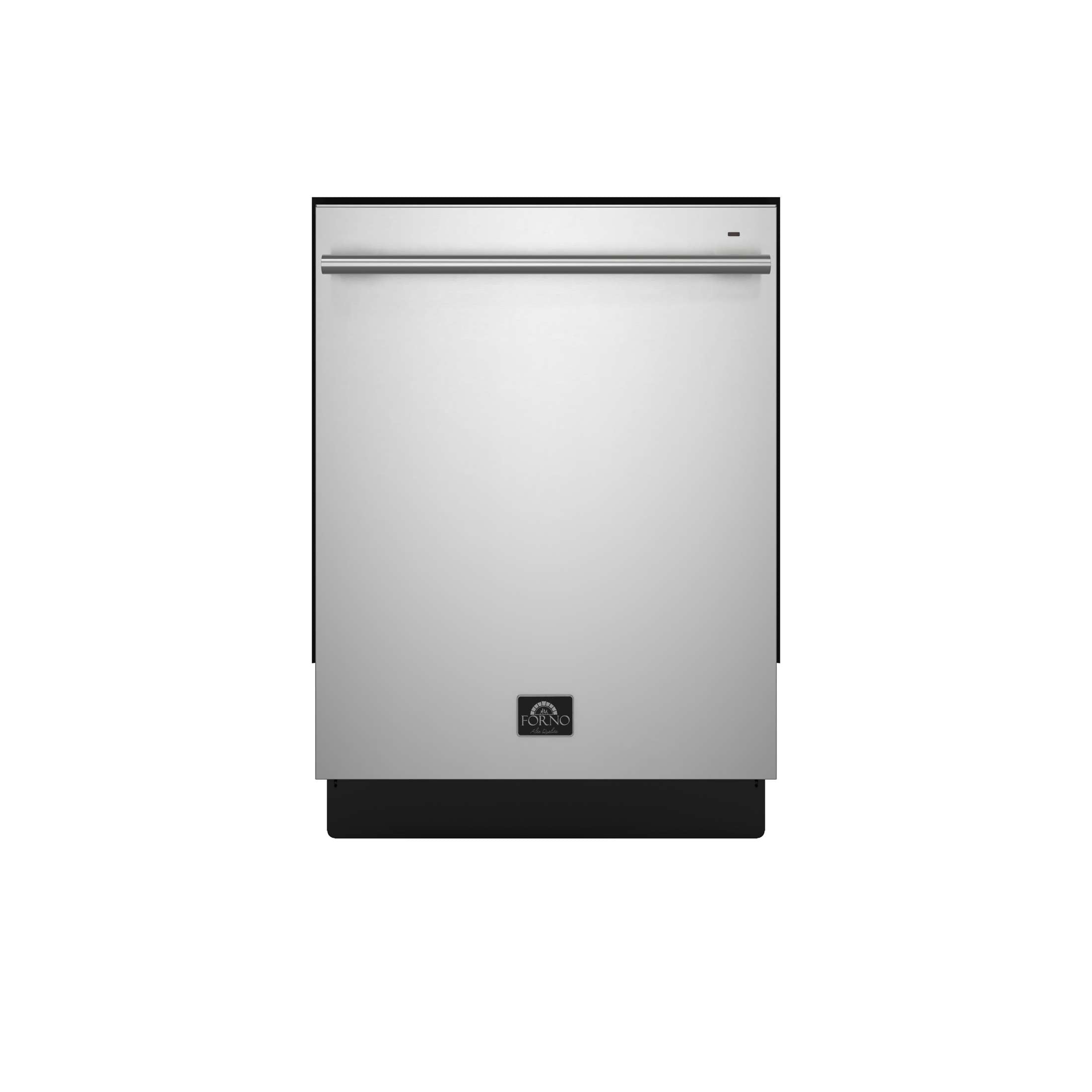 FORNO Premium 4-Piece Kitchen Bundle - 30" Electric Range, 30" Range Hood, 31" French Door Refrigerator, 24" Built-In Dishwasher, Stainless Steel - FBDL-010-01US