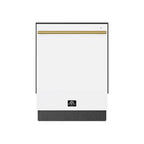 Forno Romano Espresso 24-Inch Built-In Dishwasher, White Finish, Stainless Steel Tub, 49 dBA, Energy Star Certified