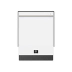 Forno Romano Espresso 24-Inch Built-In Dishwasher, White Finish, Stainless Steel Tub, 49 dBA, Energy Star Certified