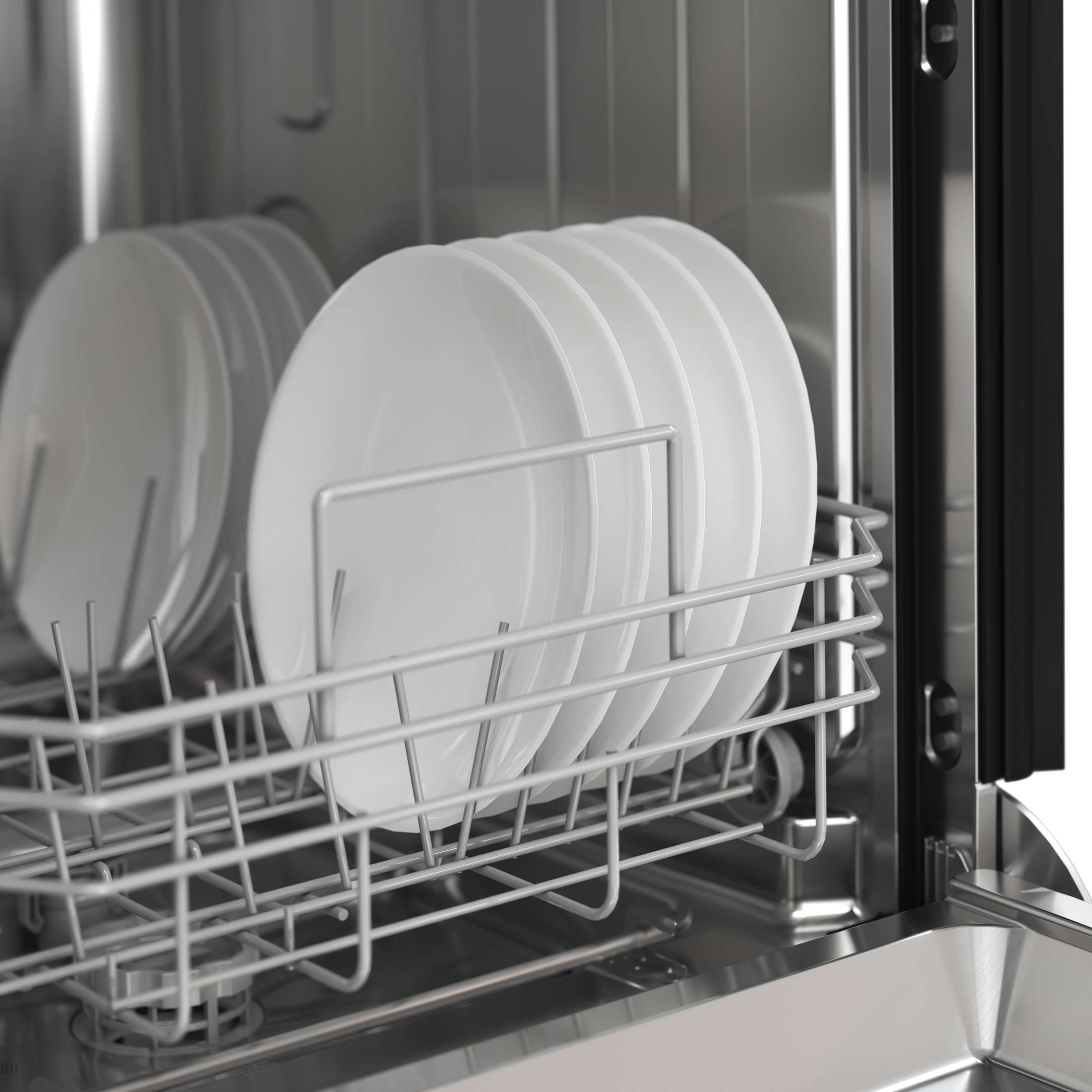 Forno Polo 18-Inch Built-In Black Dishwasher, 8 Place Settings, ENERGY STAR Certified, 52 dBA