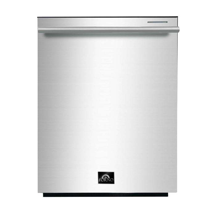 FORNO Premium 3-Piece Kitchen Bundle - Galiano 36" Dual Fuel Range, 36" French Door Refrigerator, 24" Built-In Dishwasher - FBDL-004-02CAUS