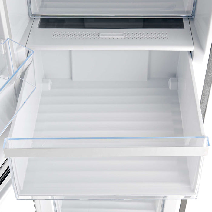 Forno Guardia 24-Inch Bottom Freezer Refrigerator, Left Swing, 10.8 cu.ft, ENERGY STAR Certified