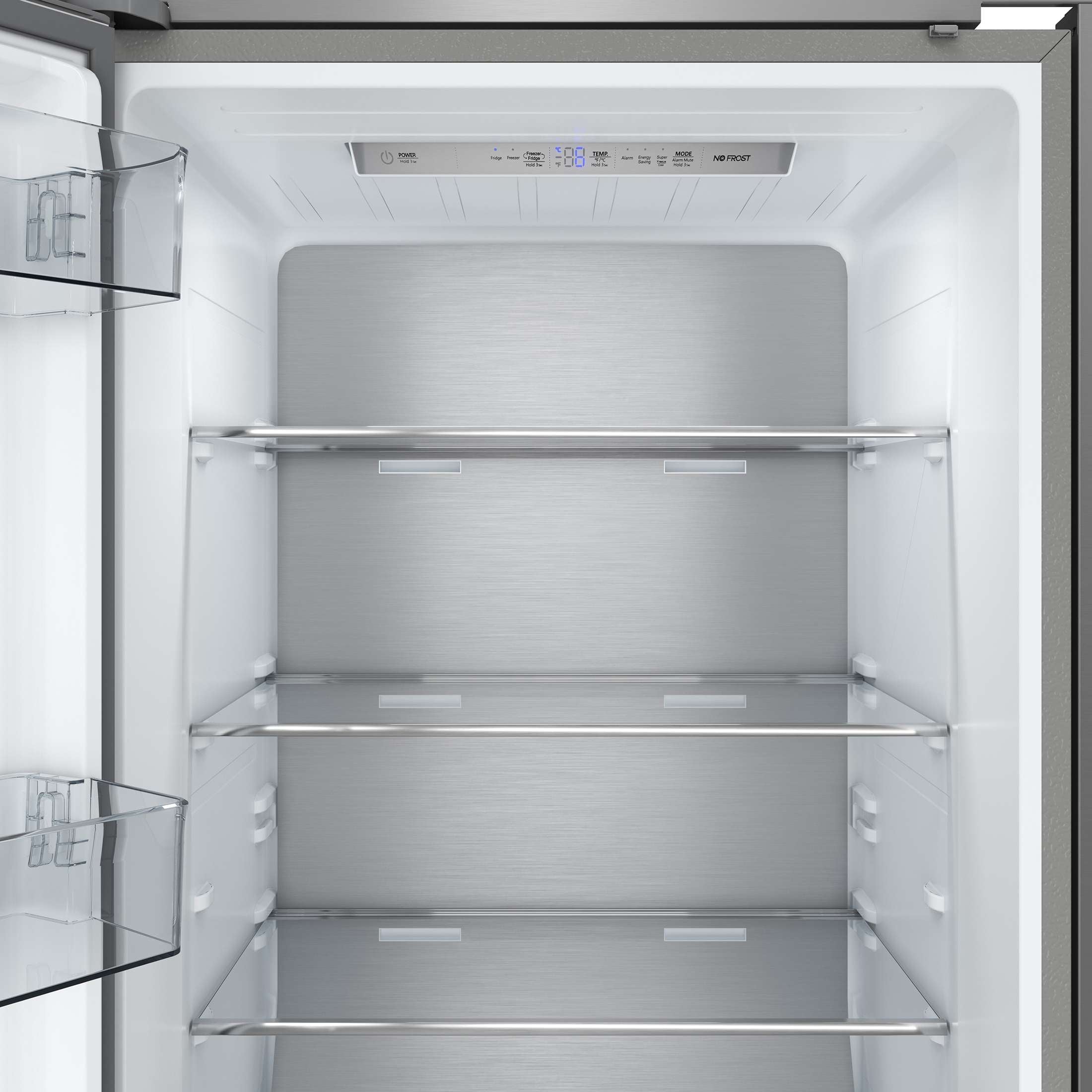 Forno Maderno 28" Built-In Convertible Refrigerator, 13.6 cu.ft. Left Swing with Decorative Grill - 32" Wide