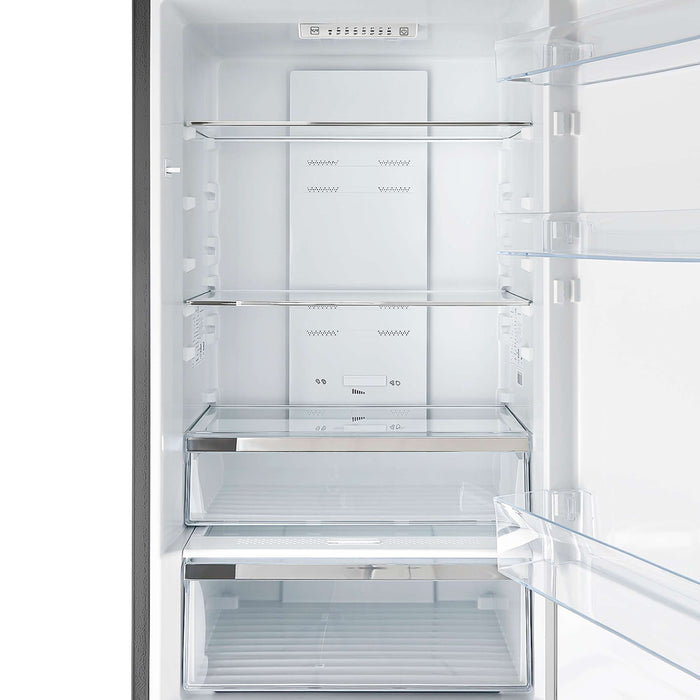Forno Guardia 24-Inch Bottom Freezer Refrigerator, Right Swing, 10.8 cu.ft, ENERGY STAR Certified