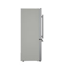Forno Milano 2-Piece 62-Inch Freestanding Dual Bottom Freezer Refrigerator, Stainless Steel – 34.4 cu.ft, Touch Control, Ice Maker