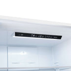 Forno Milano Espresso 31-Inch White Bottom Freezer Refrigerator, 17.2 Cu. Ft., Energy-Efficient, No Frost, Built-In Ice Maker