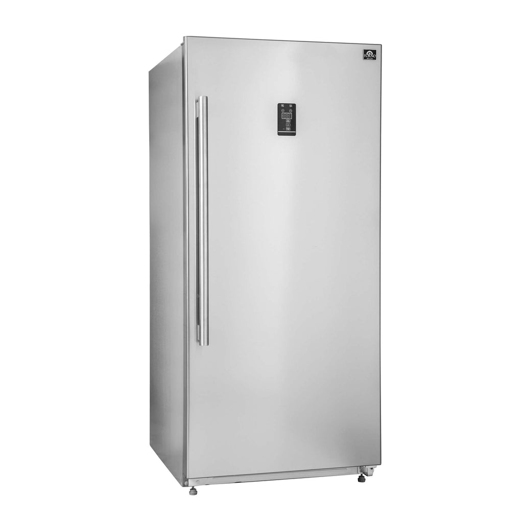 Forno Rizzuto 56-Inch Convertible Refrigerator/Freezer Set, 27.6 cu.ft Total Capacity, Decorative Grill, ENERGY STAR Certified