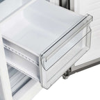 Forno Salerno 33-Inch Side-by-Side Stainless Steel Refrigerator, 15.6 cu.ft, ENERGY STAR Certified
