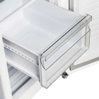 Forno Salerno Espresso 33-Inch White Side-by-Side Refrigerator, 15.6 Cu. Ft., Energy-Efficient, No Frost, Modern Design