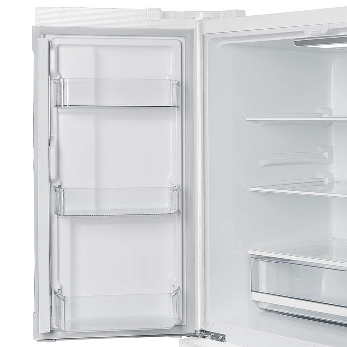 Forno Moena Espresso 36-Inch White French Door Refrigerator, 19.2 Cu. Ft., Frost-Free, Automatic Ice Maker, ENERGY STAR Certified