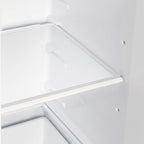 Forno Salerno 36-Inch Side-by-Side Stainless Steel Refrigerator, 20 cu.ft, ENERGY STAR Certified