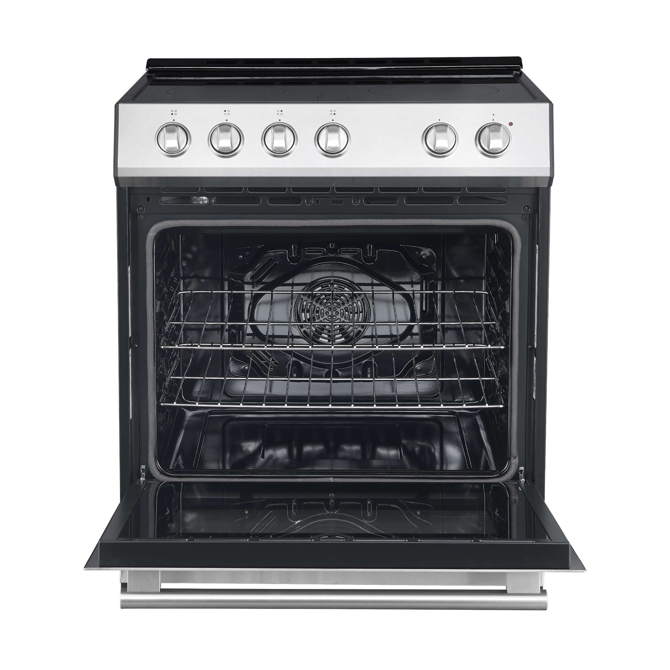 FORNO Premium 3-Piece Kitchen Bundle - Leonardo Espresso 30" Stainless Steel Range, 31" Stainless Steel Bottom Freezer Refrigerator, 24" Stainless Steel Dishwasher - FBDL-007-01US