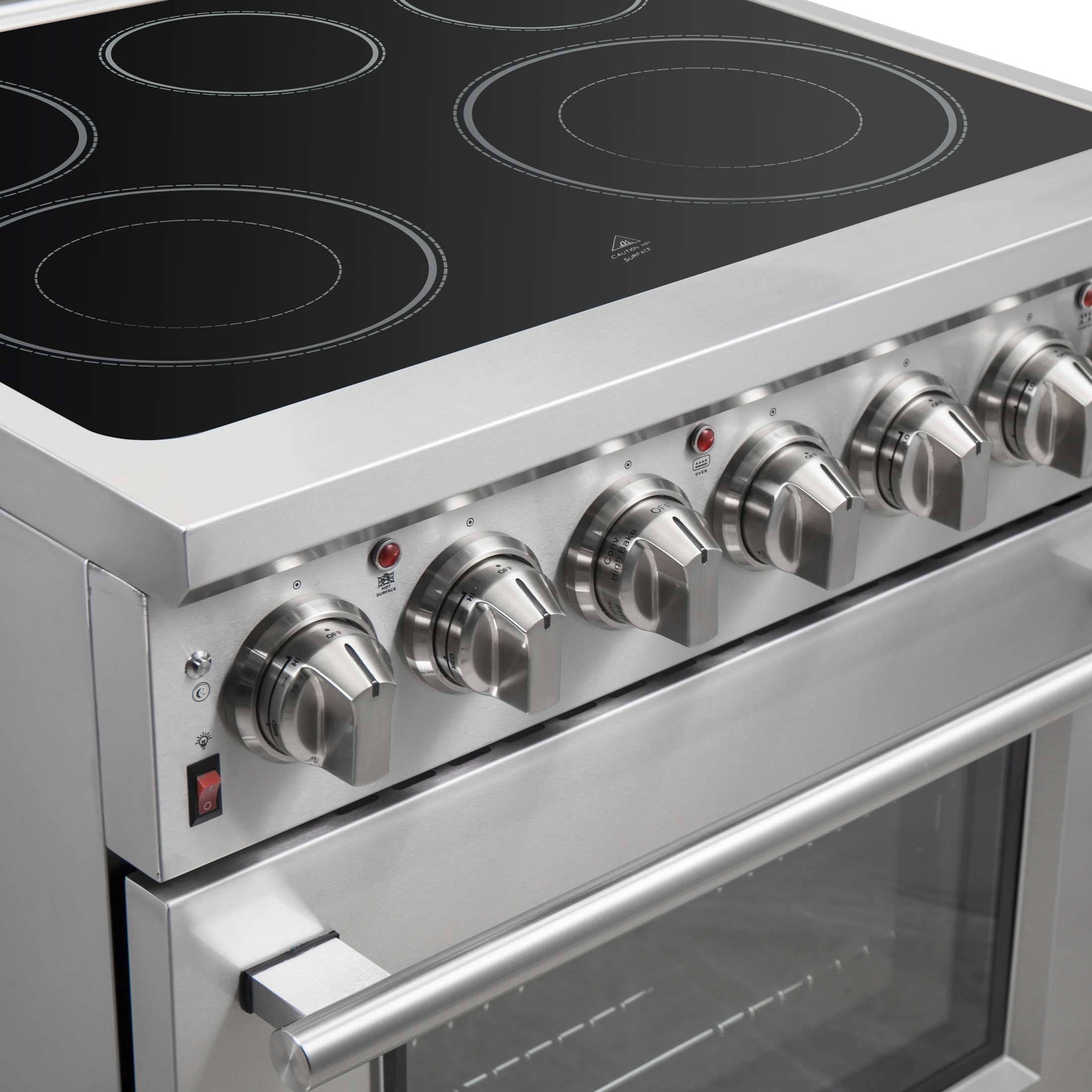 Forno Massimo 30-Inch Freestanding Electric Range, True Convection Oven