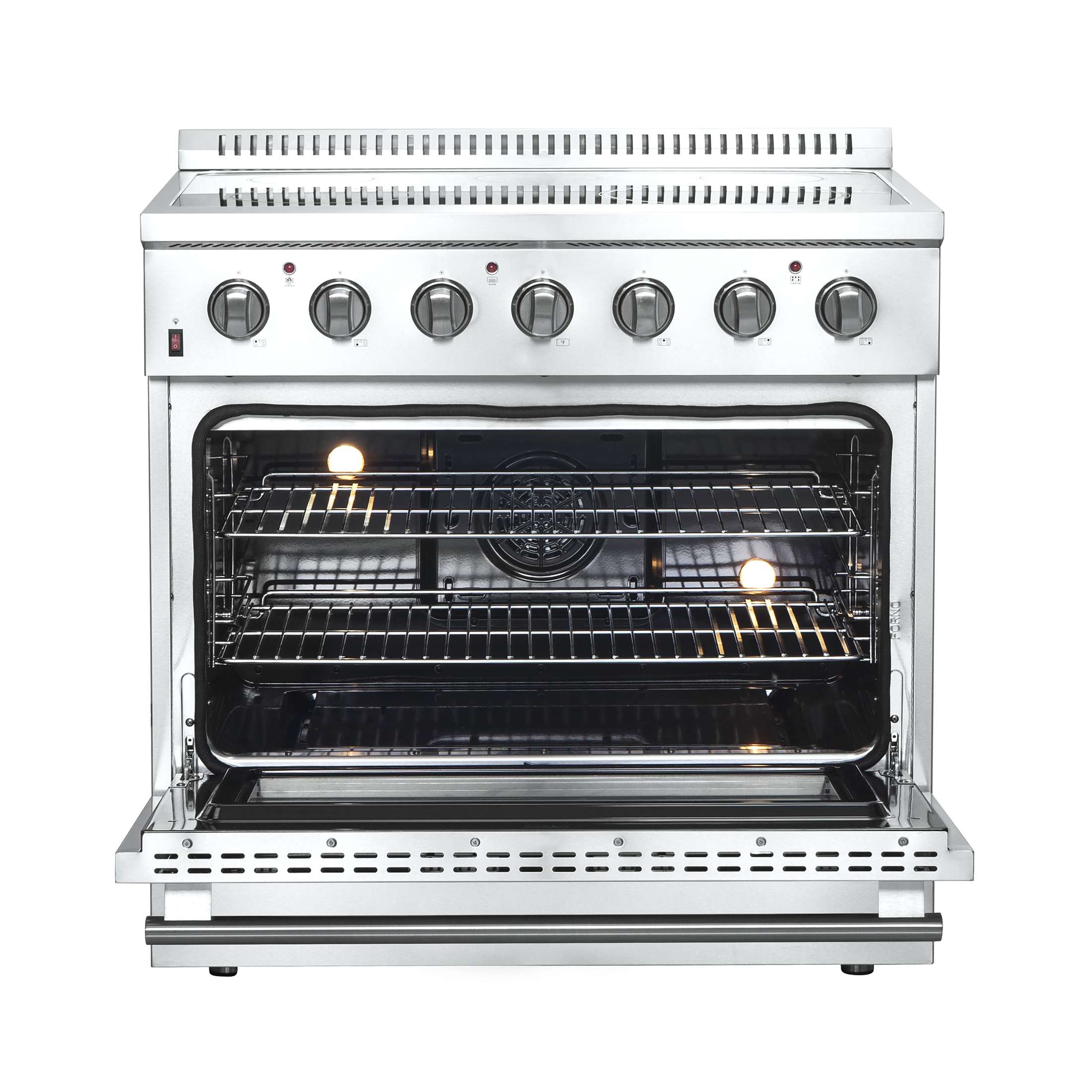 Forno Galiano 36-Inch Freestanding Electric Range, True Convection, Energy Efficient