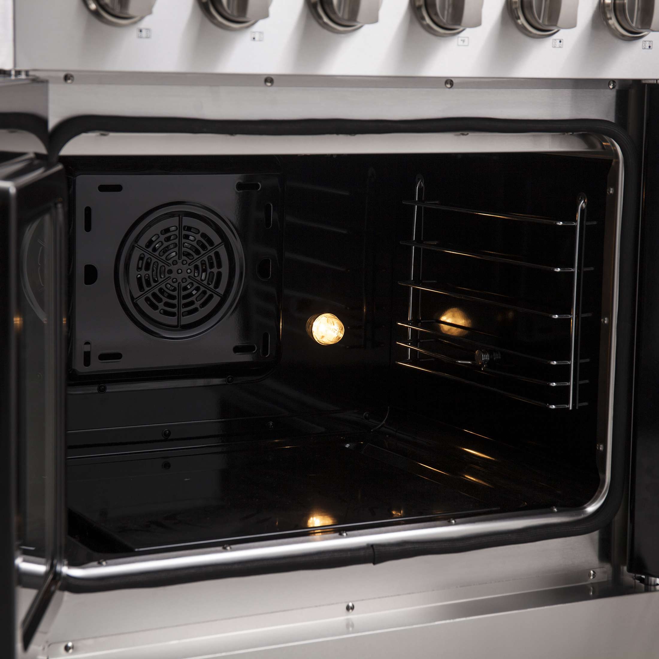 Forno Galiano 30-Inch Freestanding French Door Electric Range, True Convection, Energy Efficient