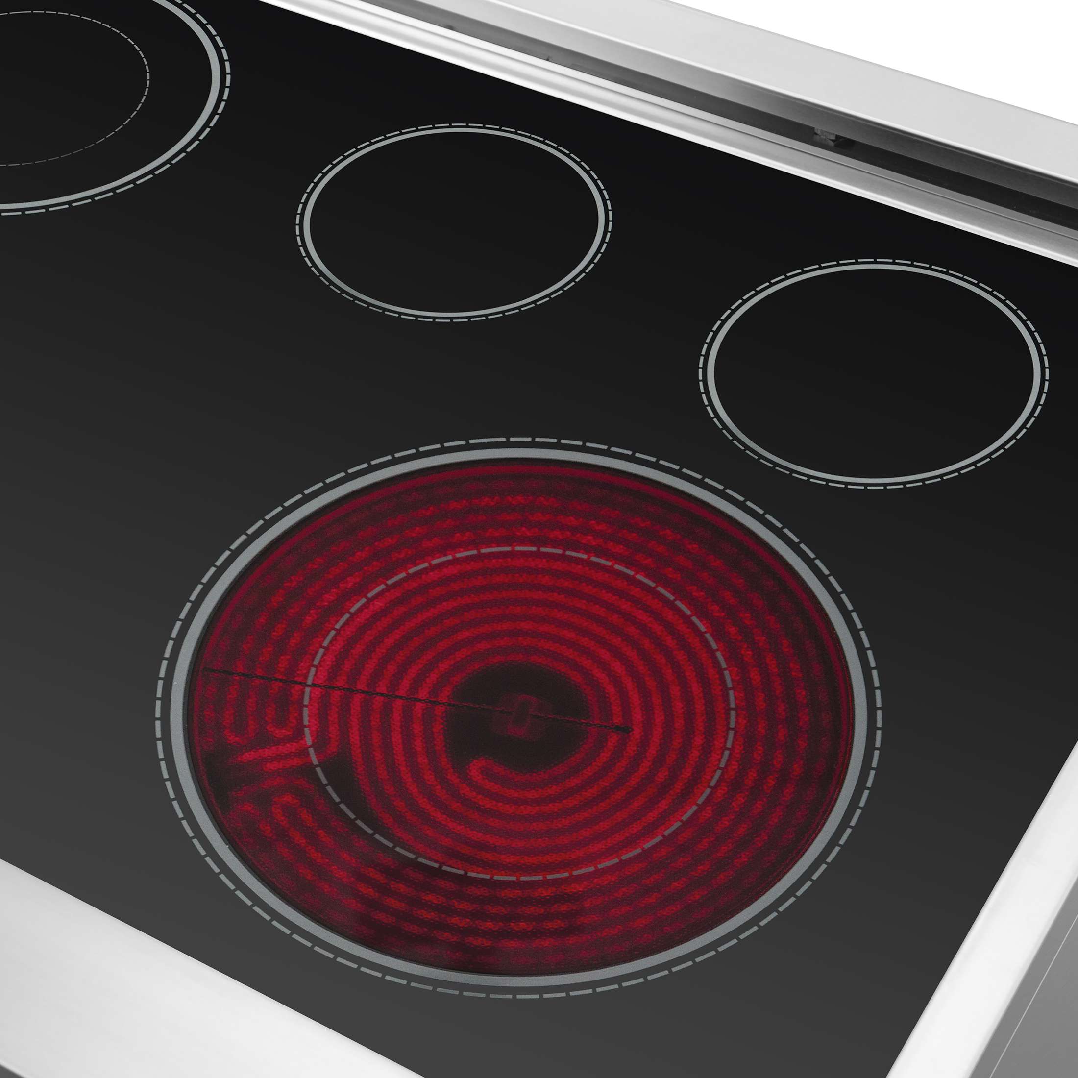 Forno Massimo 36-Inch Freestanding French Door Electric Range, True Convection Oven