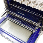 Forno Massimo 30-Inch Freestanding Dual Fuel Range, 4 Burners, Double Convection Ovens
