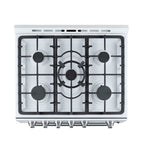 Forno Leonardo Espresso 30-Inch White Gas Range, 5 Burners, 39,500 BTU, 5 cu.ft Convection Oven