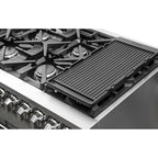 Forno Massimo 48-Inch Freestanding Gas Range, 8 Burners, True Convection Oven