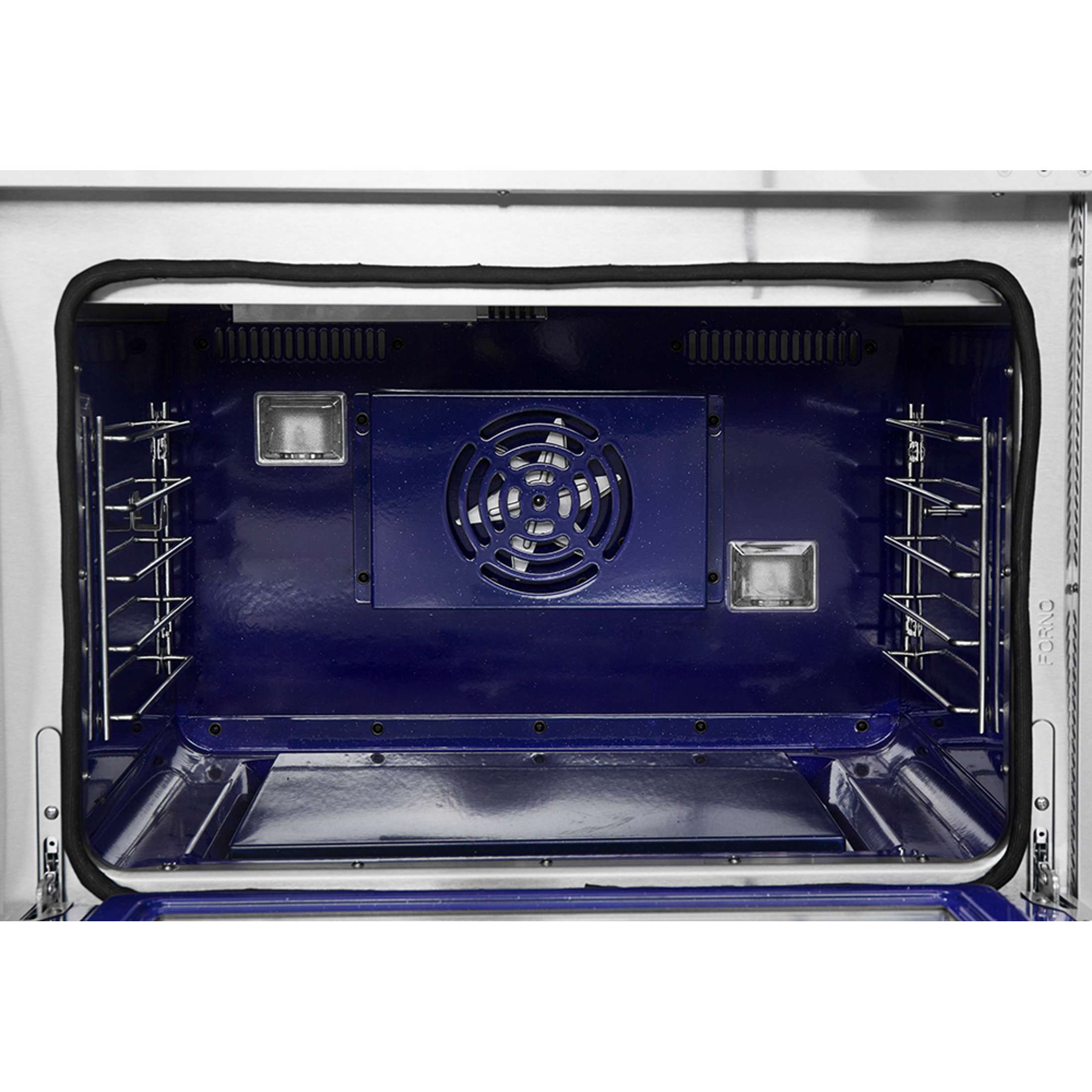 Forno Capriasca 30-Inch Freestanding Gas Range, 4 Burners, True Convection Oven