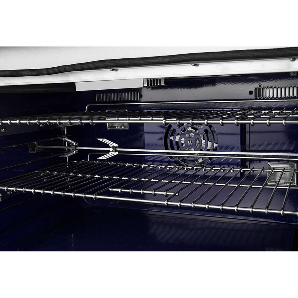 Forno Capriasca 30-Inch Freestanding Gas Range, 4 Burners, True Convection Oven
