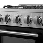 Forno Lamazze 20-Inch Freestanding Gas Range, Compact Design, Energy Efficient