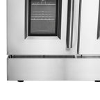 Forno Galiano 48-Inch Freestanding French Door Gas Range, 8 Burners, Griddle, Convection Oven, Energy Efficient