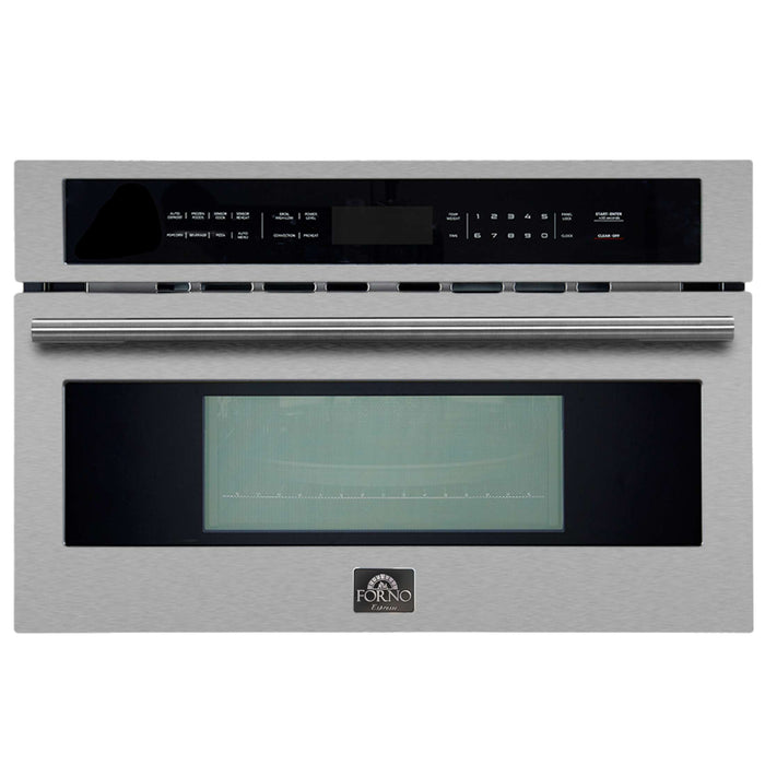 Forno Oliena 30-Inch Compact Oven and 1000 Watt Microwave, 1.6 cu.ft, Convection Oven