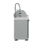 FORNO Bulnes 30-Inch BBQ, 60,000 BTU, 3 Burners with Sear & Rotisserie Infrared Burners, Stainless Steel Outdoor Kitchen with 1.8 cu.ft. Beverage Center & White Sintered Stone Countertops
