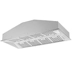 Forno Altilia 60-Inch Insert Range Hood, Stainless Steel, LED Lighting, Baffle Filters