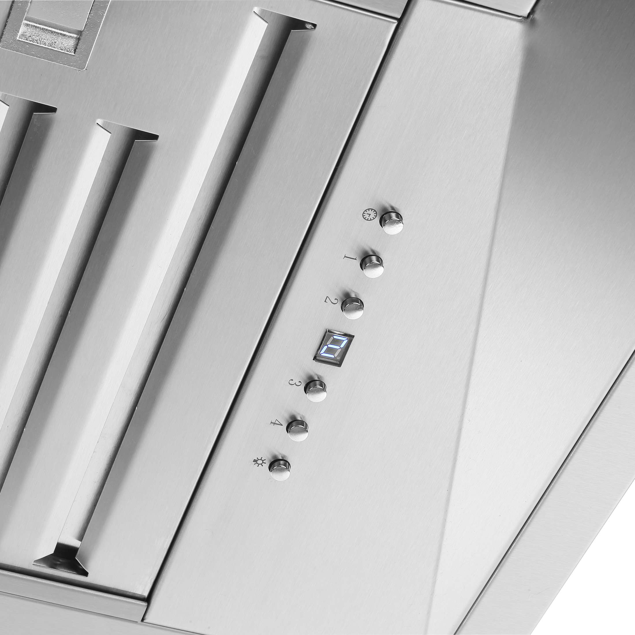 Forno Altilia 60-Inch Insert Range Hood, Stainless Steel, LED Lighting, Baffle Filters