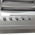 Forno Frassanito 36-Inch Recessed Range Hood, 450 CFM, Stainless Steel Baffle Filters, LED Lighting