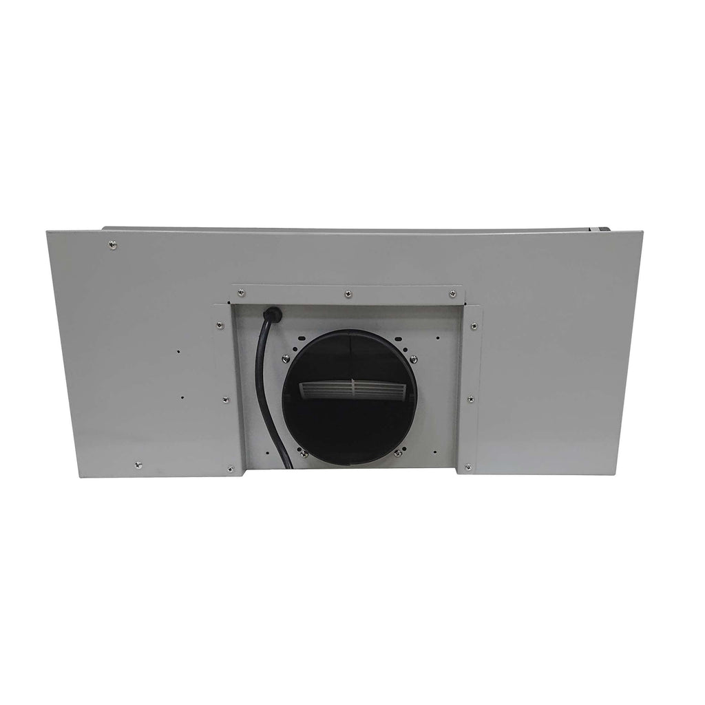 Forno Frassanito 36-Inch Recessed Range Hood, 450 CFM, Stainless Steel Baffle Filters, LED Lighting