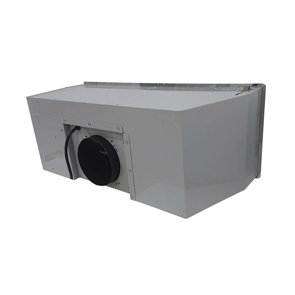 Forno Frassanito 36-Inch Recessed Range Hood, 450 CFM, Stainless Steel Baffle Filters, LED Lighting