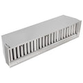 Forno Frassanito 48-Inch Recessed Range Hood, Stainless Steel Baffle Filters, LED Lighting