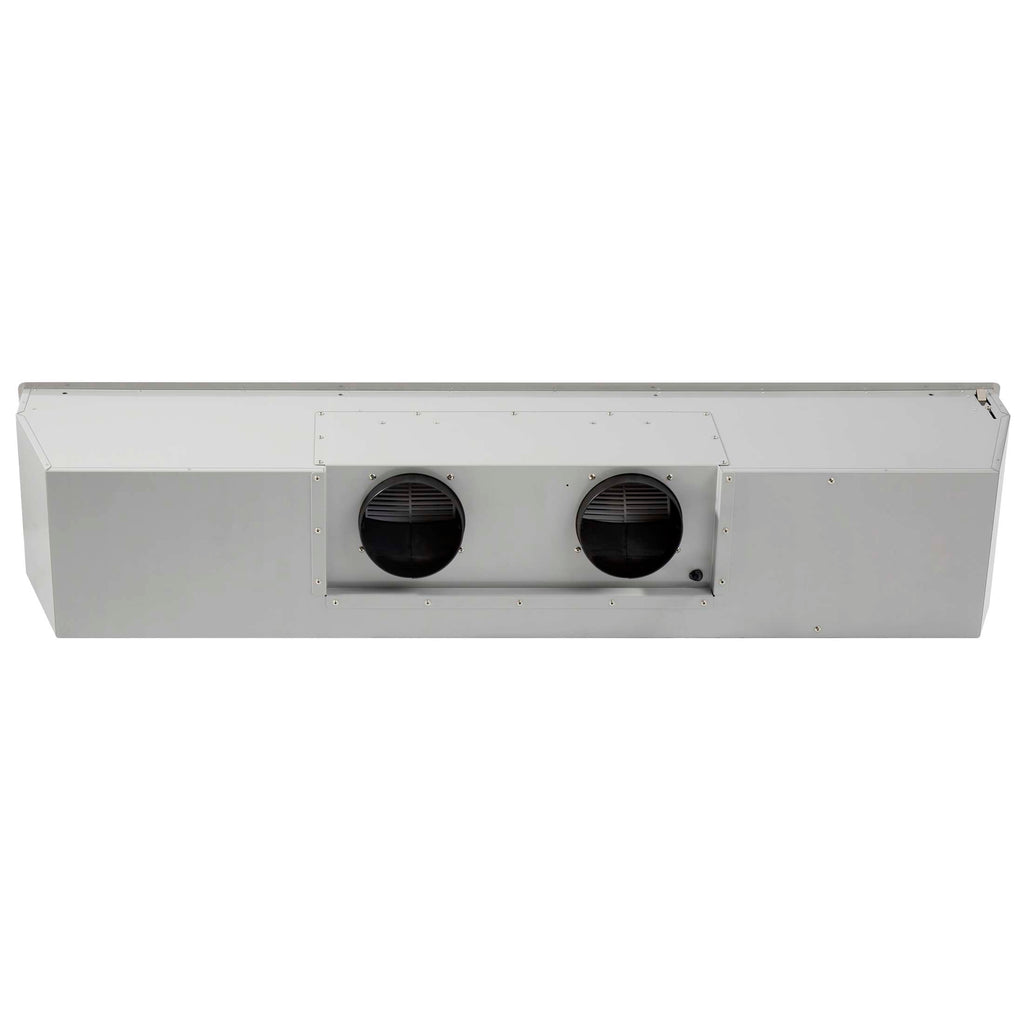 Forno Frassanito 60-Inch Recessed Range Hood, Stainless Steel Baffle Filters, LED Lighting
