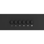 Forno Bari Espresso 30-Inch Under Cabinet Range Hood, Black, 600 CFM, LED Lighting, Dishwasher-Safe Baffle Filters, 3-Speed Fan Control
