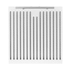 Forno Bari Espresso 30-Inch Under Cabinet Range Hood, White, 600 CFM, LED Lighting, Dishwasher-Safe Baffle Filters, 3-Speed Fan Control