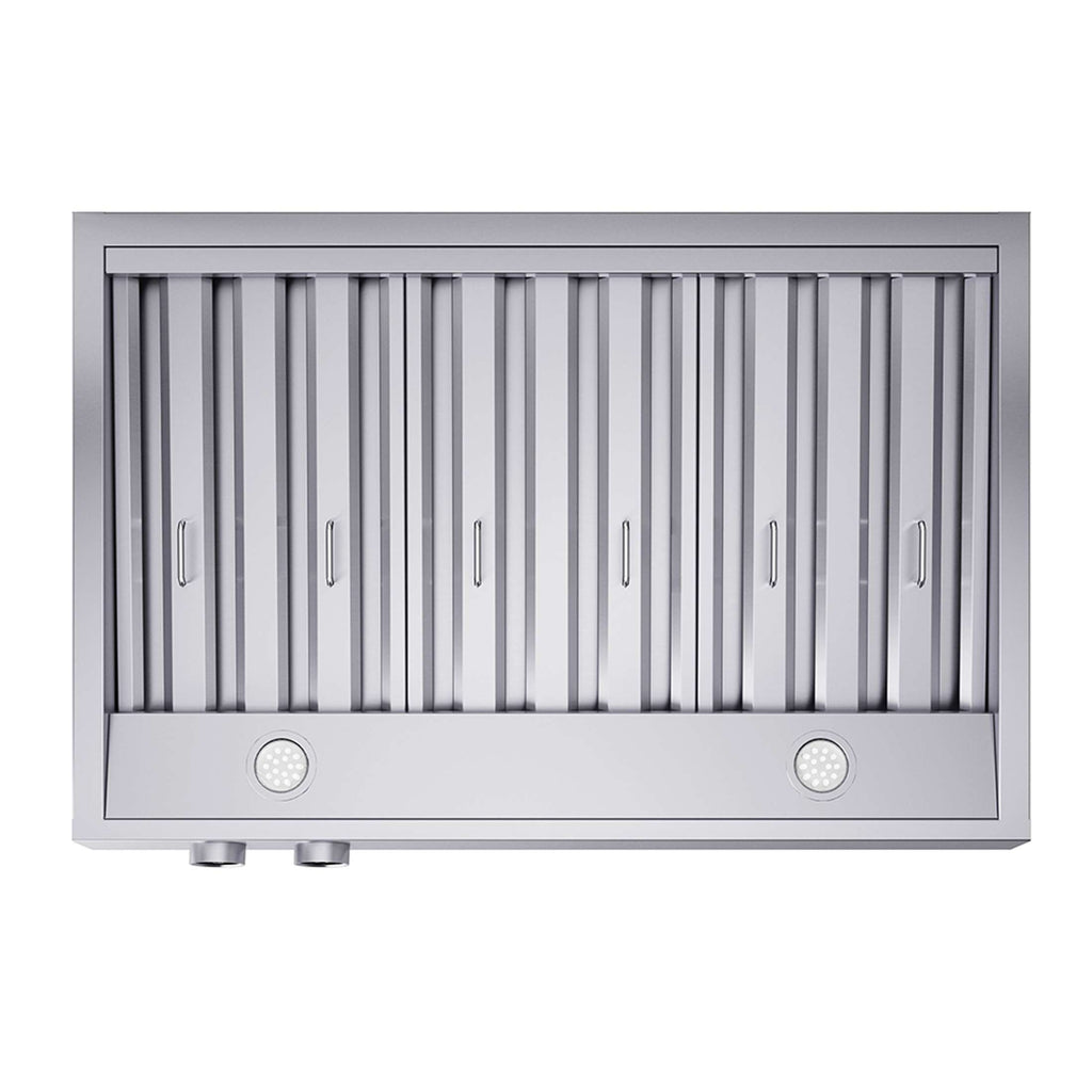 Forno Biagio 36-Inch Wall Mounted Range Hood, Stainless Steel, Heavy Duty
