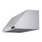 Forno Biagio 48-Inch Wall Mounted Range Hood, Stainless Steel, Heavy Duty