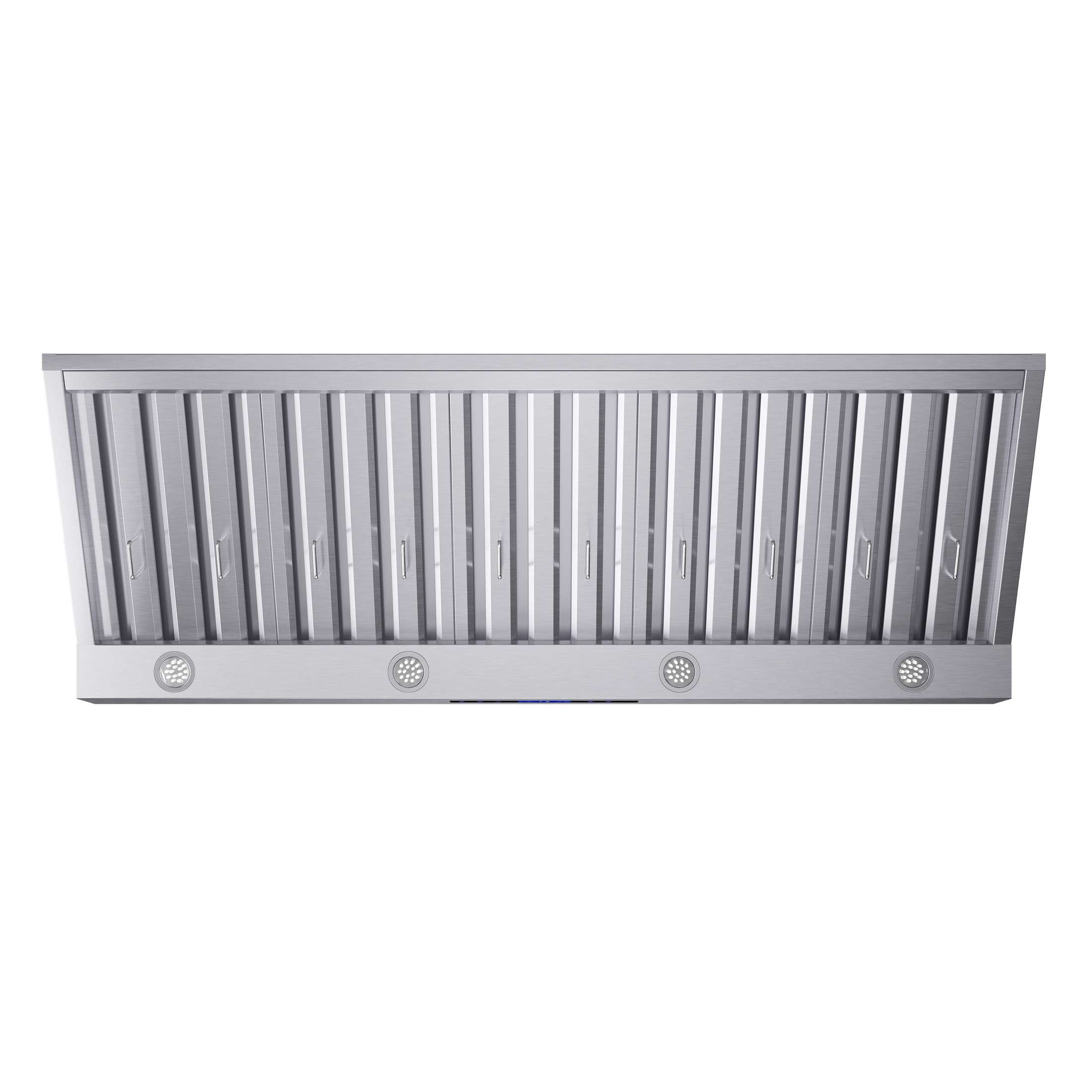 Forno Palazzo 60-Inch Wall Mounted Range Hood, Stainless Steel, Heavy Duty Baffle Filters, Remote Control