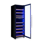 Forno Avellino 24-Inch Dual Zone Wine Cooler, 16 cu.ft, Adjustable Temperature Zones, Stainless Steel
